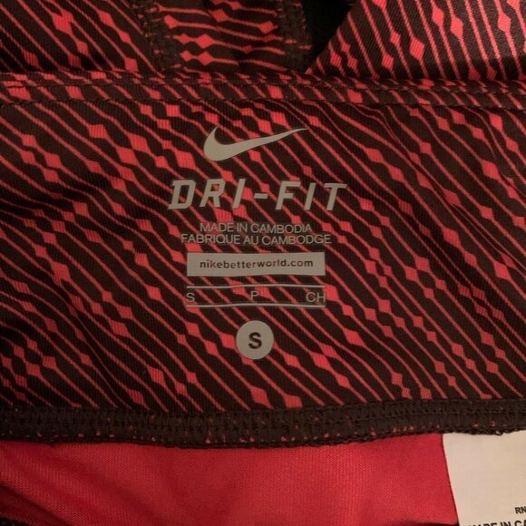 NIKE Multi Color Printed Dri Fit Workout Leggings - Picture 4 of 5